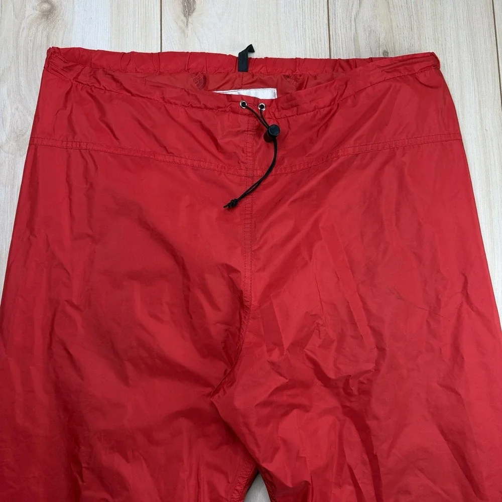 VTG 80s The North Face Gore-Tex Nylon Pants Mens Large Red USA Made